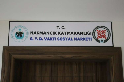 Harmancık Kaymakamlığı'ndan sosyal market uygulaması