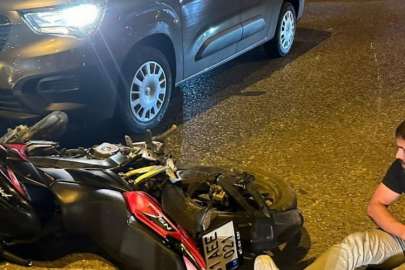 Düzce'de motosiklet kazası: 1 yaralı